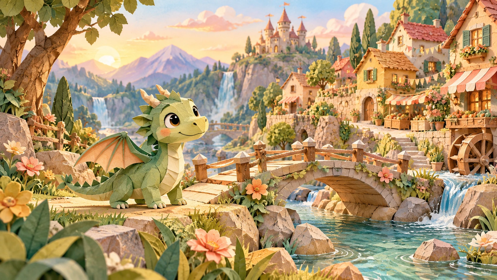 Illustration du monde « Les Gardiens du petit dragon »